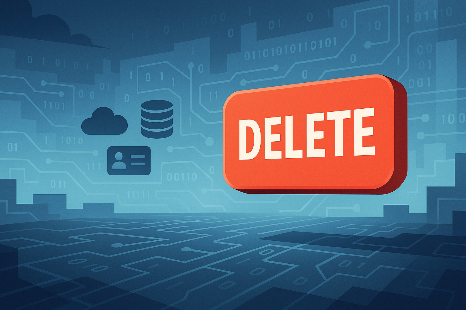 Delete button imagery